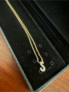 Nadri Initial “S” Necklace | NWT